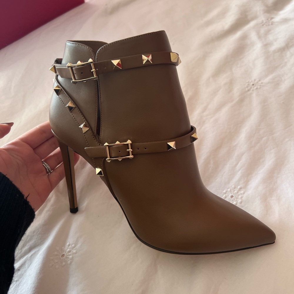 VALENTINO Strappy Rockstud Ankle Boot. Gorgeous never worn! Sold out everywhere!